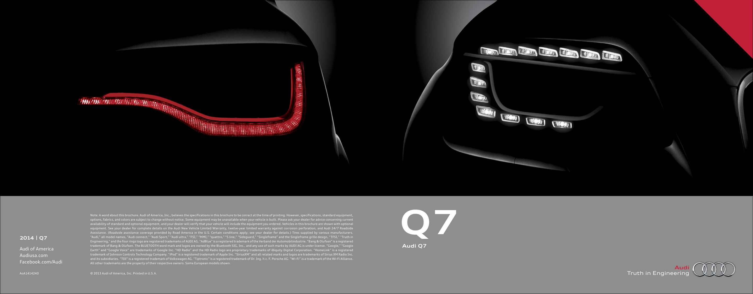 2014 Audi Q7 Brochure